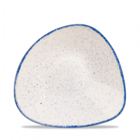 Stonecast Hints Indigo Blue Triangle Bowl