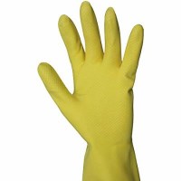 Yellow Rubber Gloves 