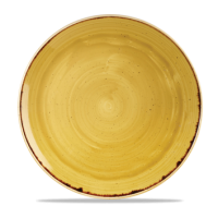 Stonecast Mustard Seed Yellow Coupe Plate