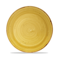 Stonecast Mustard Seed Yellow Coupe Plate