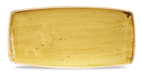 Stonecast Mustard Seed Yellow Oblong Plate