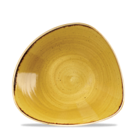 Stonecast Mustard Seed Yellow Triangle Bowl