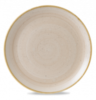 26cm Stonecast Nutmeg Cream Blue Coupe Plate