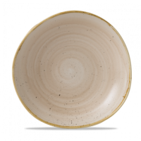 25.3cm Stonecast Nutmeg Cream Organic Round Bowl