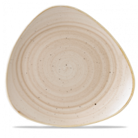 26.5cm Stonecast Nutmeg Cream Triangle Plate