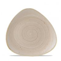 Stonecast Nutmeg Cream Triangle Plate