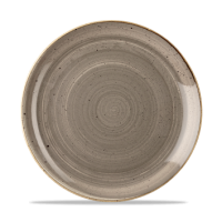 Stonecast Peppercorn Grey Coupe Plate