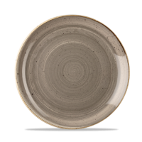 Stonecast Peppercorn Grey Coupe Plate