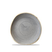 Stonecast Peppercorn Grey Organic Round Plate