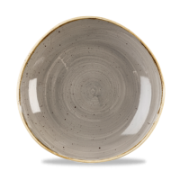 Stonecast Peppercorn Grey Organic Round Bowl