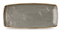 Stonecast Peppercorn Grey Oblong Plate