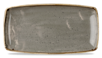 Stonecast Peppercorn Grey Oblong Plate