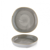 Stonecast Peppercorn Grey Organic Walled Bowl