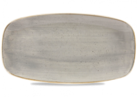 Stonecast Peppercorn Grey Chef's Oblong Plate