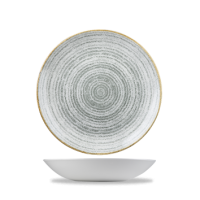 18.2cm Churchill Stone Grey Homespun Coupe Plate