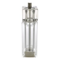 16.5cm All in One Square Combination Acrylic Salt or Pepper Mill