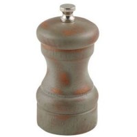 Antique Finish Wooden Salt or Pepper Grinder