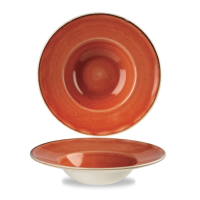 Stonecast Spiced Orange Wide Rimmed Bowl