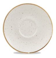 Stonecast Barley White Cappuccino Saucer