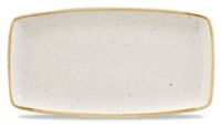 35cm Stonecast Barley White Oblong Plate
