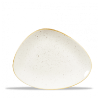 Stonecast Barley White Chef's Triangle Plate