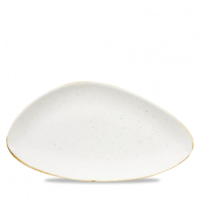 Stonecast Barley White Chef's Triangle Plate