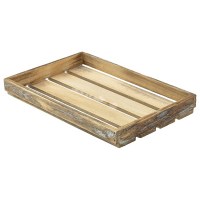 Wooden Crate Dark Rustic Finish