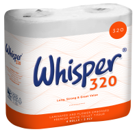 Whisper 320 Sheet Toilet Roll
