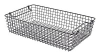 1/1 Gastronorm Black Rectangular Wire Basket 