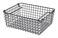 1/2 Gastronorm Black Rectangular Wire Basket