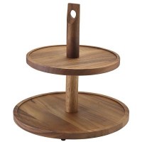 Acacia Wood Cake Stand