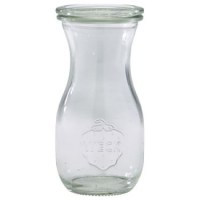 WECK Glass Juice Jar - Wine Carafe + Lid 29cl / 10.2oz