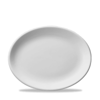 Churchill White Oval Plate