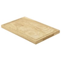 34x22cm Oak Wood Reversible Serving Board
