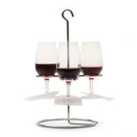 3 Glass Wine Flight Holder for Wine Tasting