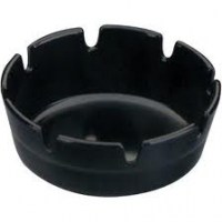 Black Crown Style Melamine Ashtray 10cm / 4inch