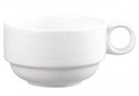 Churchill White Profile Stacking Cup