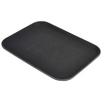 BLACK Non-Slip Rectangular Tray