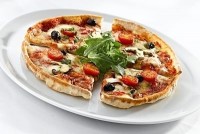 Genware Porcelain Pizza Plate