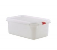 1-4 Gastronorm Polypropylene Container with Colour Coded Clips