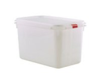 1-4 Gastronorm Polypropylene Container with Colour Coded Clips