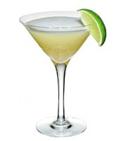 Martini Glass used for Honey Daiquiri Service