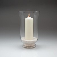 Hurricane Pillar Candle Lamp 25cm (H)