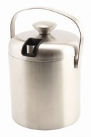 1.2 Litre Stainless Steel Ice Bucket with Integral Tongs