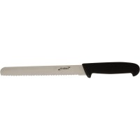 Black Handled Bread Knife