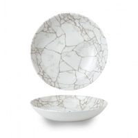 Kintsugi Agate Grey Coupe Bowl