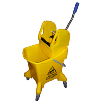 YELLOW Mop Wringer Bucket 25 Litre