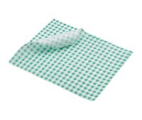 GREEN Gingham Print Greaseproof Paper