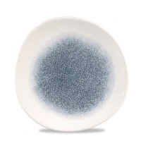 Churchill Raku Topaz Blue Organic Round Plate