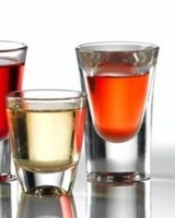 30ml American Shot Glass with 21ml American Heavy Shooter Glass